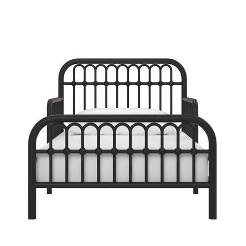 Little Seeds Monarch Metal Toddler Bed Gray 